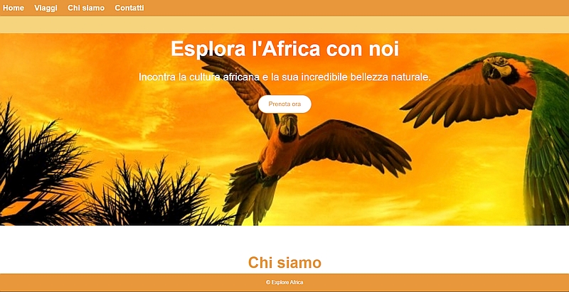 Explore Africa Website